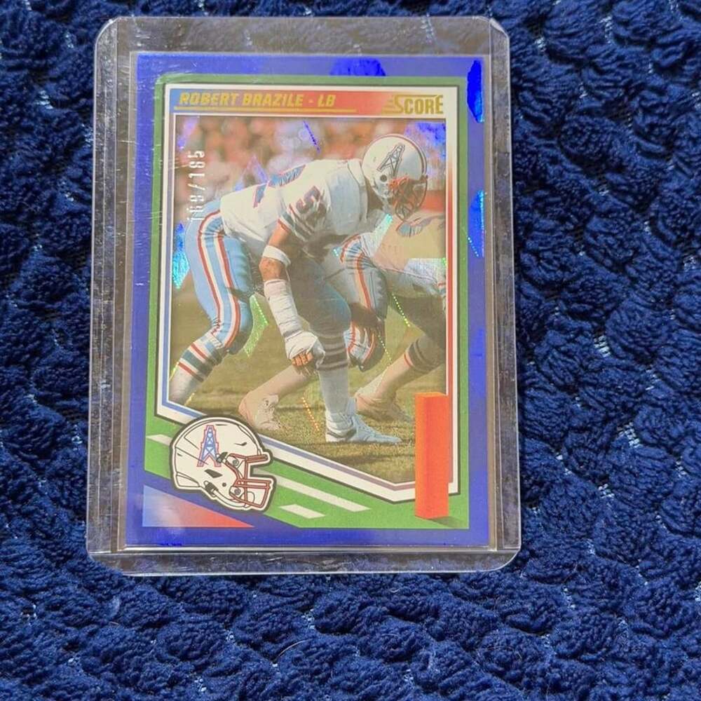 2025 Panini Score Robert Brazile Houston Oilers Football Card #261 /185